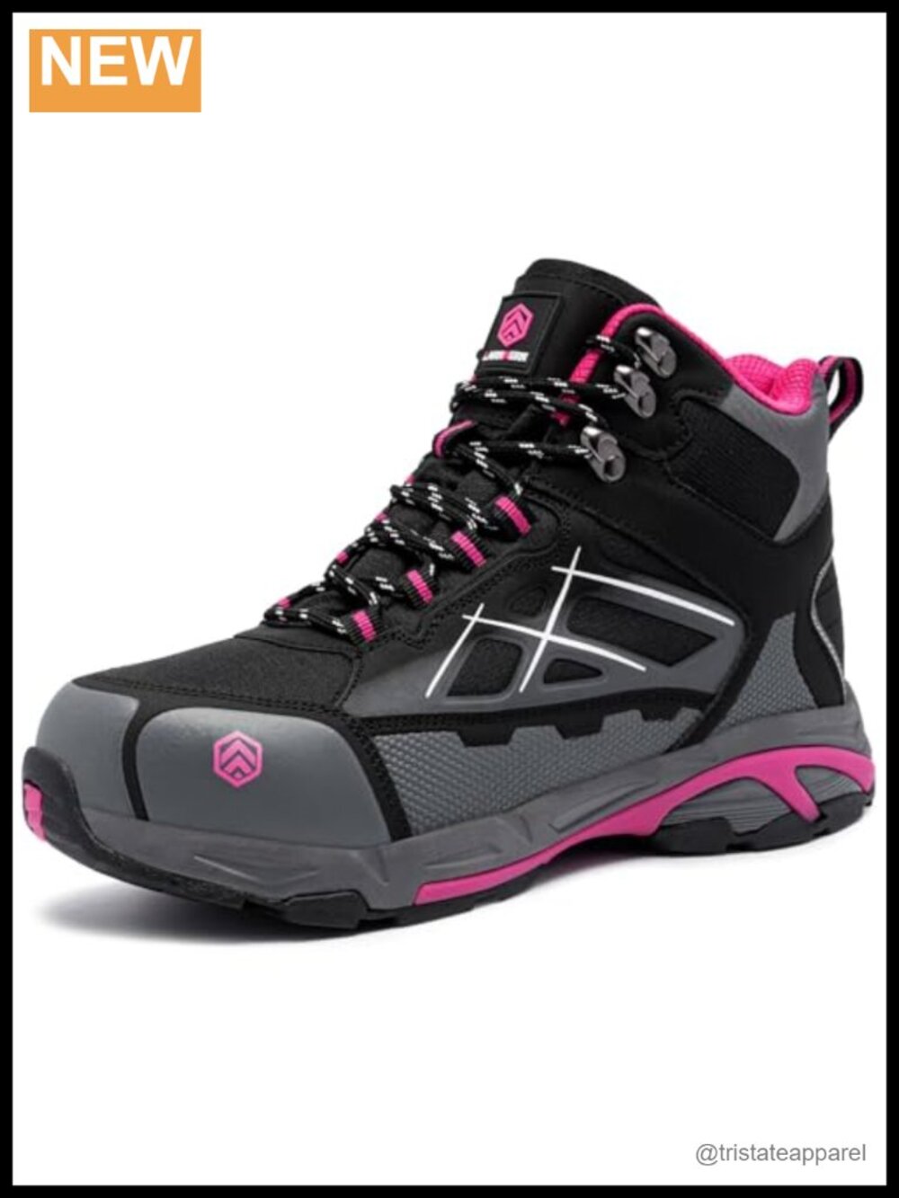 Steel Toe Work Boots Women Lightweight Industrial Construction Safety Hiking